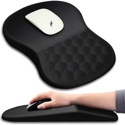 Hokafenle Ergonomic Mouse Pad Wrist Support with Massage Design