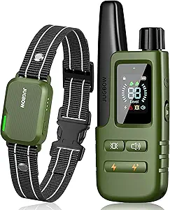 Jugbow Dog Shock Collar - 3300FT Dog Training Collar with Remote Innovative IPX7 Waterproof with 4 Training Modes